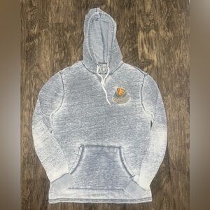 Castello di Amorosa Winary Gray Hooded Sweatshirt with Drawstring and Logo
